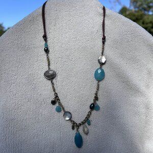N2339 Silpada Sterling Silver Labradorite Necklace
